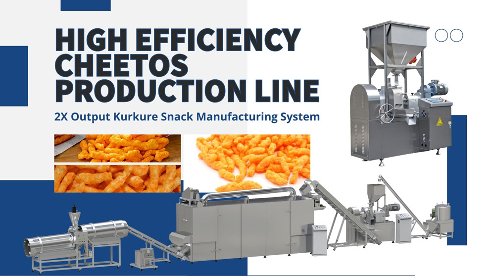Línea de producción de Cheetos de alta eficiencia