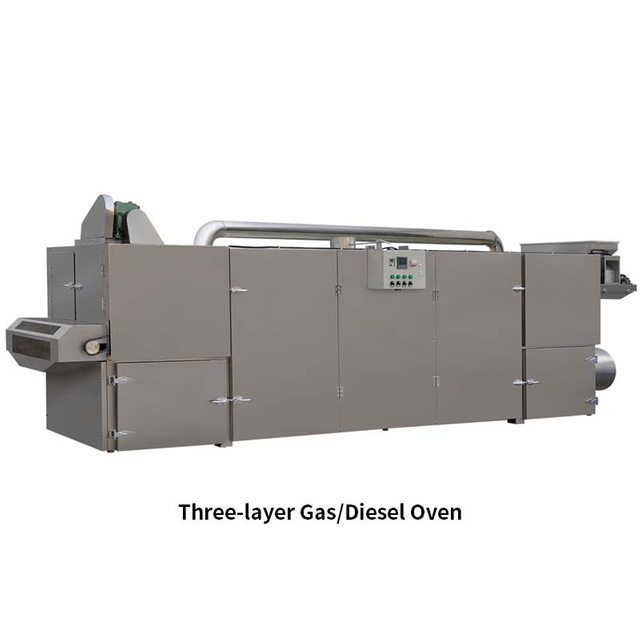 Selección industrial de bocadillos hinchados - Sistema de secado de alimentos