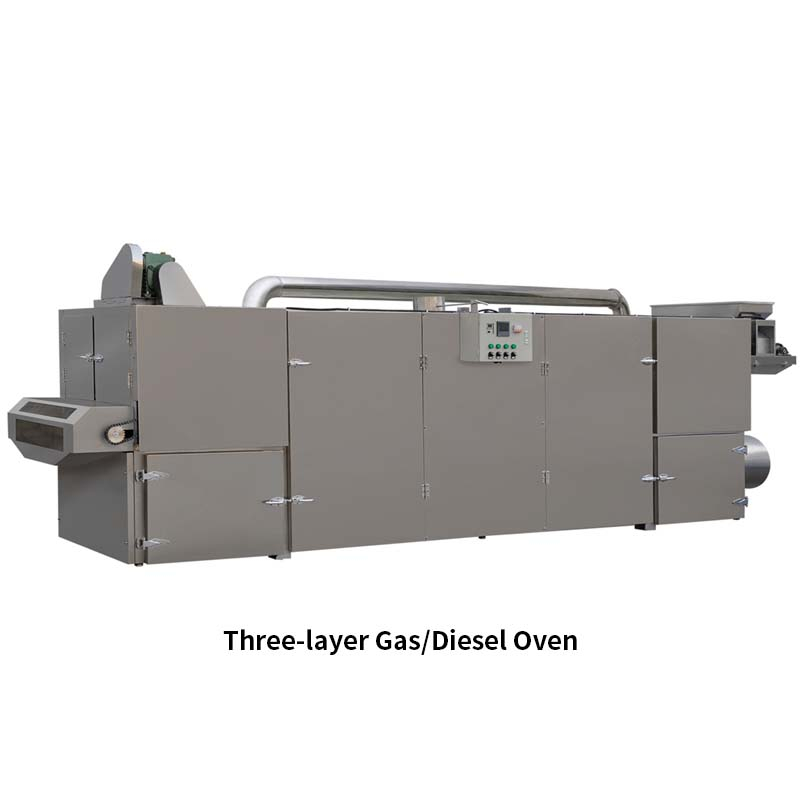 Selección industrial de bocadillos hinchados - Sistema de secado de alimentos