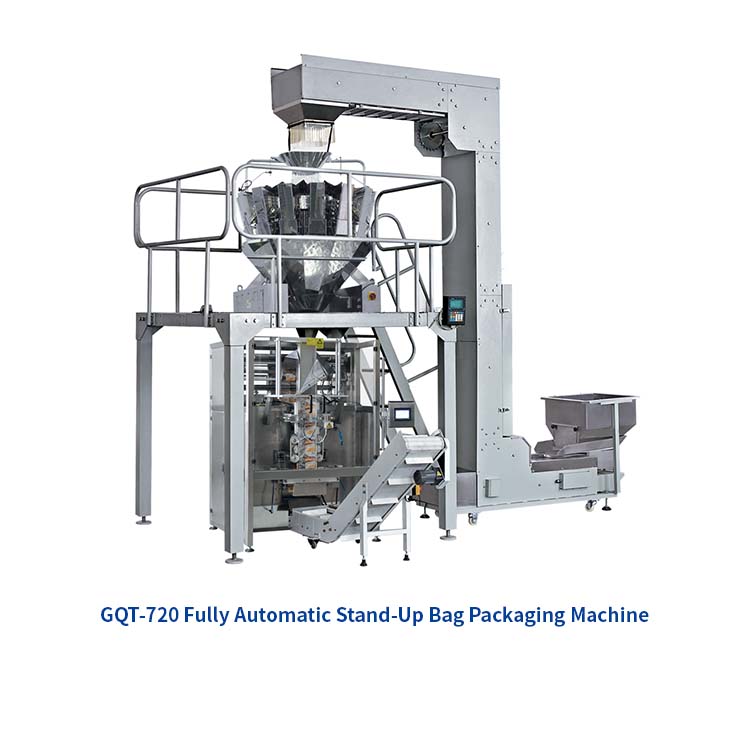 Máquina de embalaje de bolsa industrial | Sistema de llenado y sellado de bolsas totalmente automáticas