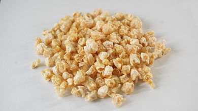 Gránulos de proteína de soja