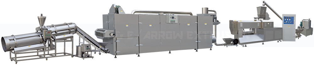 Extrusora de bocadillos de hojaldre de maíz completamente automática para la venta