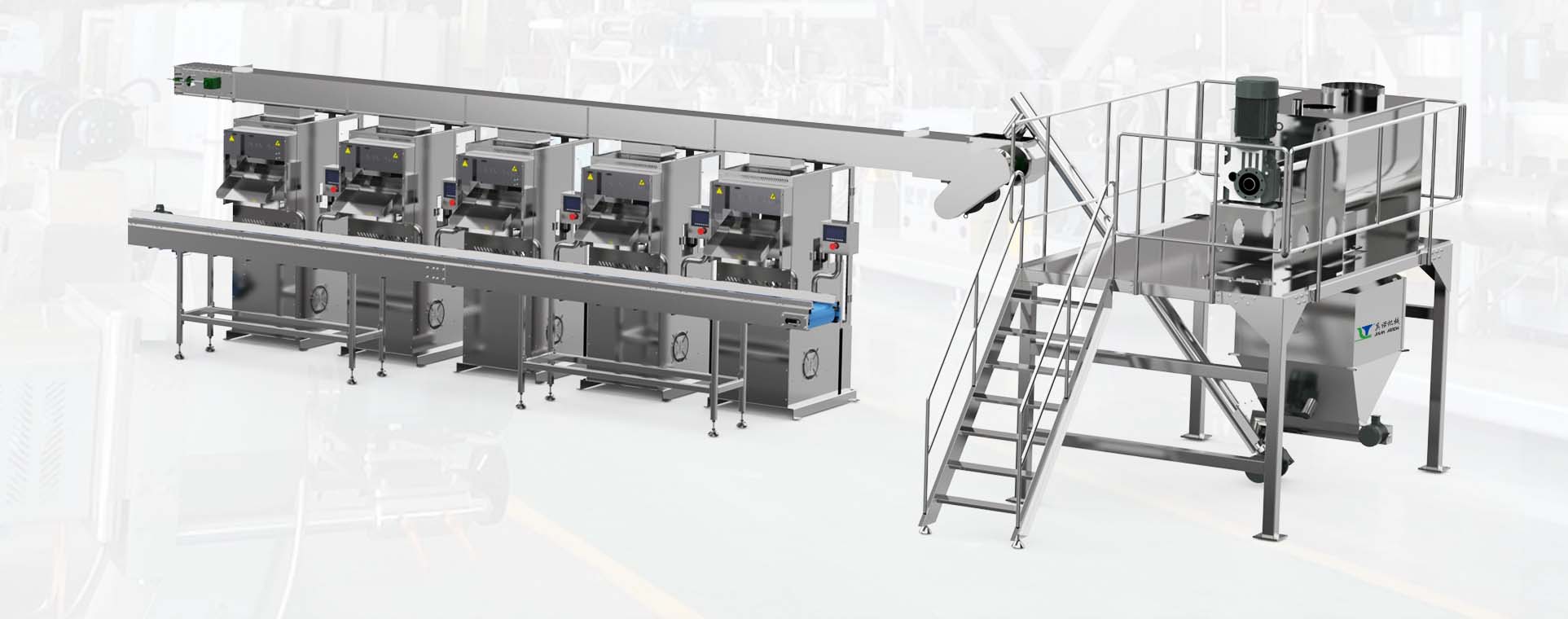 Producción de chips de pastel de arroz