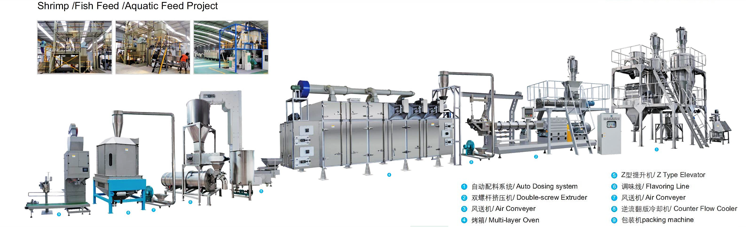 L&iacute;nea de alimentaci&oacute;n de peces